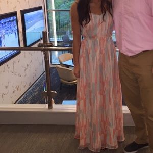 Pastel Maxi Dress!!!!! Worn ONCE!